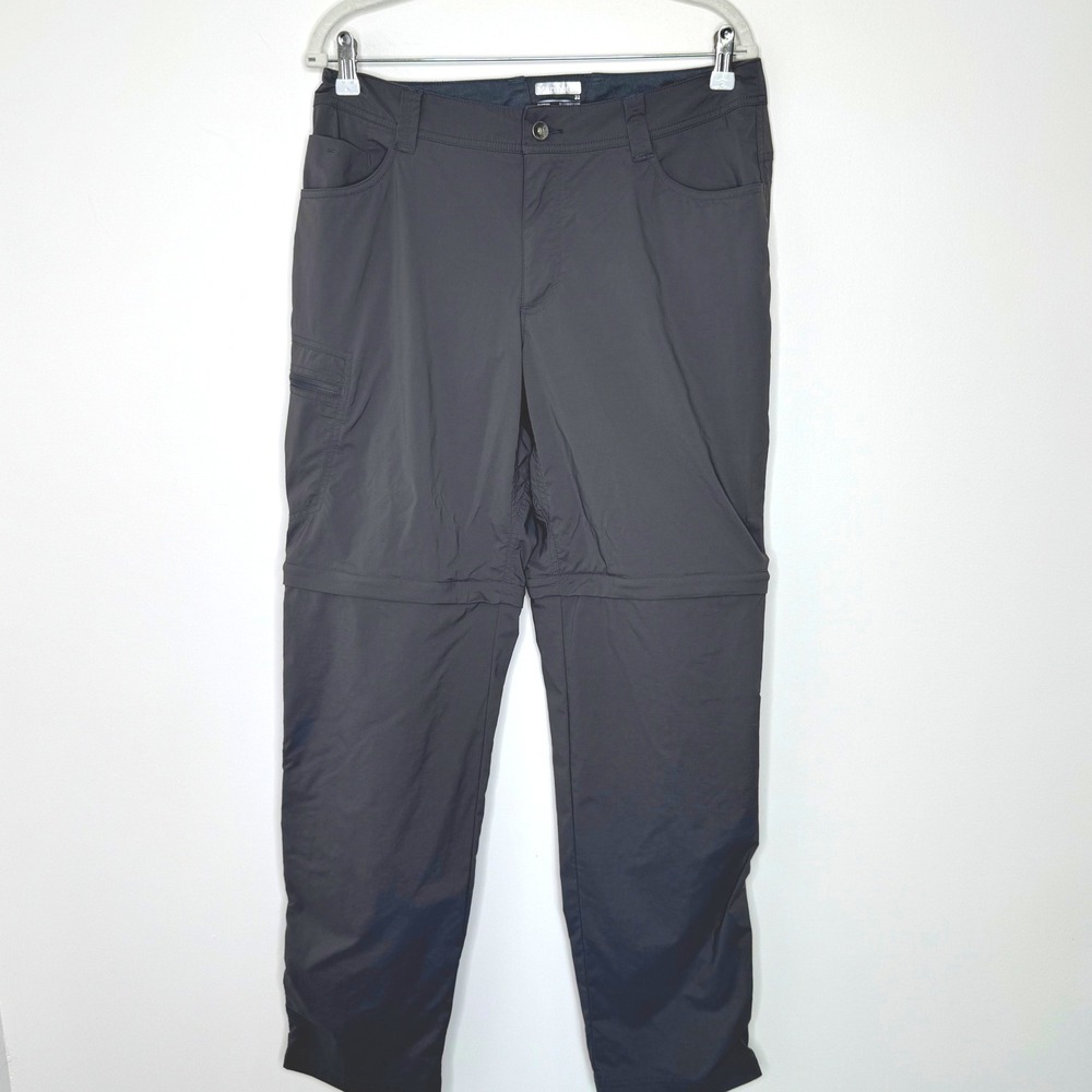Marmot convertible zip off hiking pants gray Mens  size 32‎